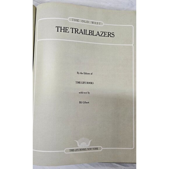 Vintage Time Life "The Trailblazers" The Old West Series Faux Leather Book 1973 - Picture 12 of 15